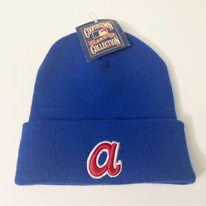 Atlanta Braves Beanie Vintage American Needle Cooperstown Classics Blue Toque